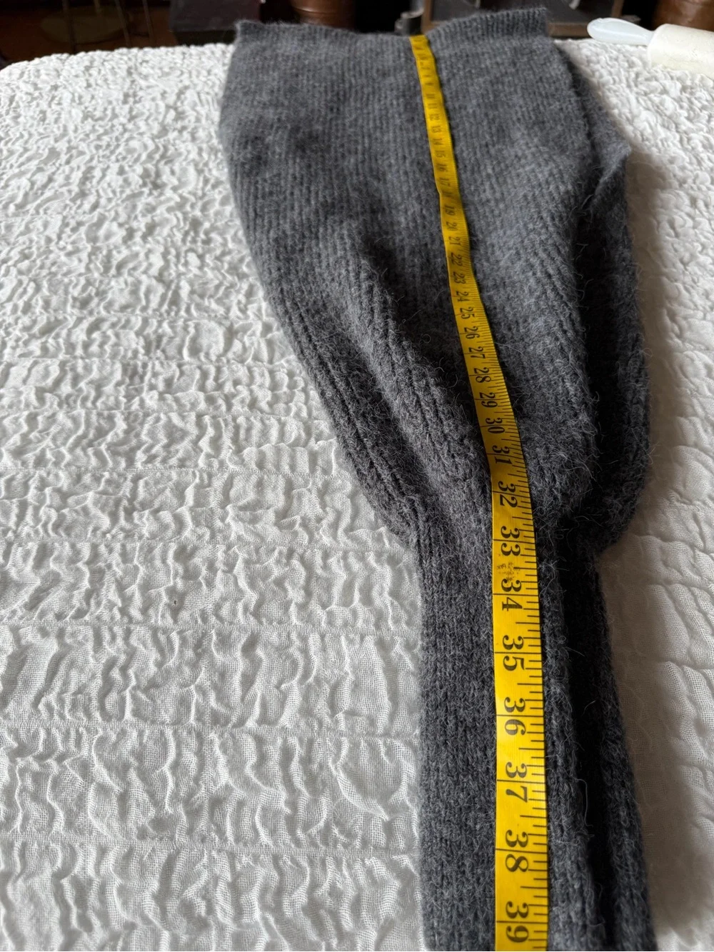 Freya Harper London Lush Multifunctional Scarf Dark Gray Standard Size 79”